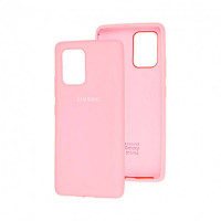 Чехол-силикон оригинал Soft Matte Samsung G985 S20 Plus Light Pink