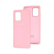 Чехол-силикон оригинал Soft Matte Samsung G985 S20 Plus Light Pink