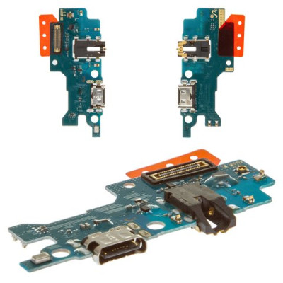 Шлейф для Samsung M21 M215, M307 M30S, M31 M315 конектора зарядки, конектора гарнітури з мікрофоном, оригінал