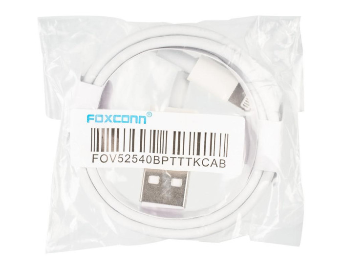 Кабель USB Apple iPhone 5-X Original Quality USB to Lightning (1m) (чип MFI Foxconn) тех.пак