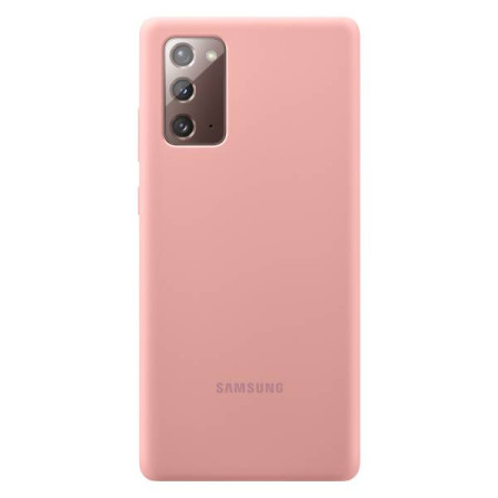 Чехол-силикон оригинал Full Soft Matte Samsung N985 Note 20 Ultra Hot Pink