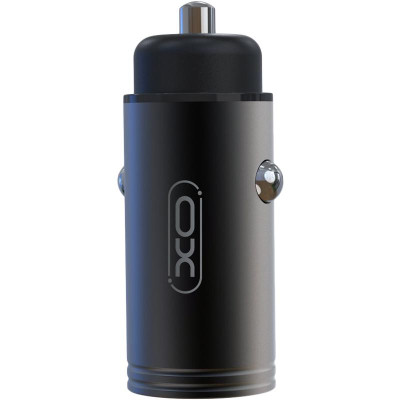 Автомобильное зарядное устройство XO CC39 (1USB, QC3.0, 18W) с кабелем Type-C Black