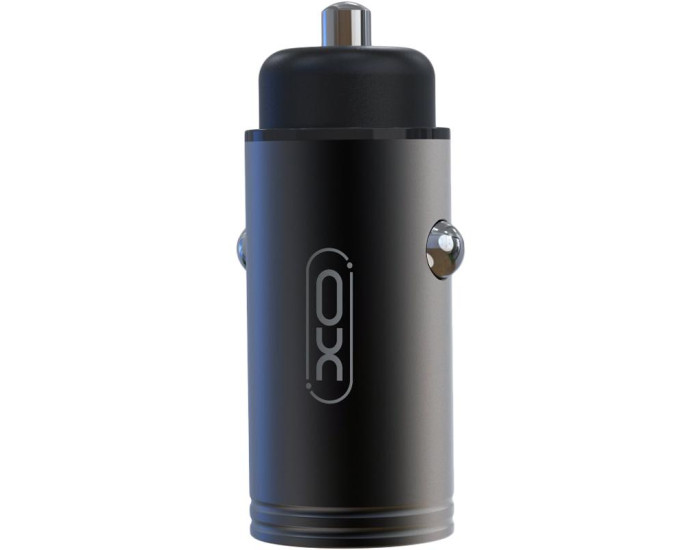 Автомобильное зарядное устройство XO CC39 (1USB, QC3.0, 18W) с кабелем Type-C Black