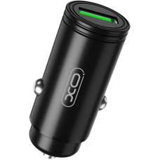 Автомобильное зарядное устройство XO CC39 (1USB, QC3.0, 18W) с кабелем Type-C Black