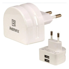 Сетевое зарядное устройство Remax RMT7188 с кабелем iPhone 4 (2USB,2.1A) White