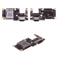 Шлейф для Xiaomi 11T, 11T Pro, конектора зарядки, з SIM-коннектором