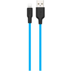 Кабель Hoco X21 Silicone Type-C Black/Blue (1m)