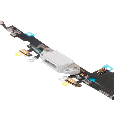 Шлейф для iPhone 8 Plus, конектора зарядки, Білий