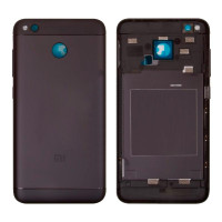 Задняя крышка корпуса для Xiaomi Redmi 4X, с боковыми кнопками, черная