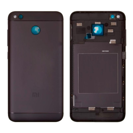 Задняя крышка корпуса для Xiaomi Redmi 4X, с боковыми кнопками, черная