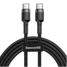 Кабель USB Baseus Cafule Type-C/Type-C (CATKLF-HG1) (2m) (Чорний \ Black)