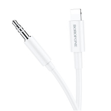 Кабель AUX Borofone BL9 Lightning to 3,5 1m White