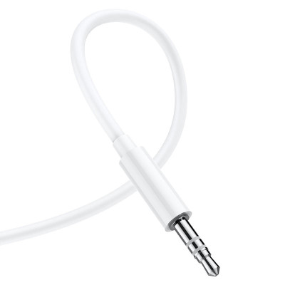 Кабель AUX Borofone BL9 Lightning to 3,5 1m White