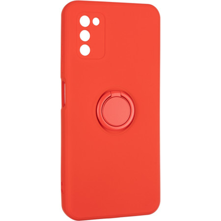 Чехол-силикон Gelius Ring Case Samsung A037, A03S Red (Класс B)