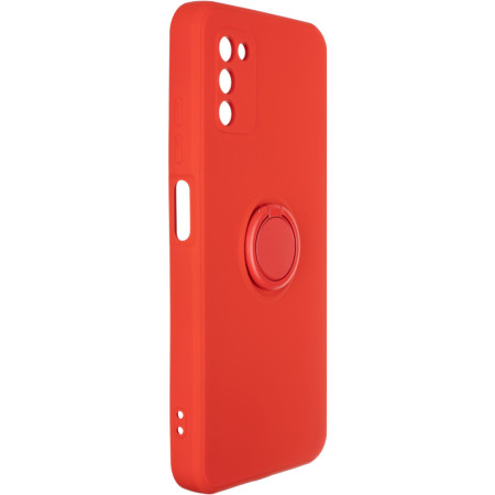 Чехол-силикон Gelius Ring Case Samsung A037, A03S Red (Класс B)
