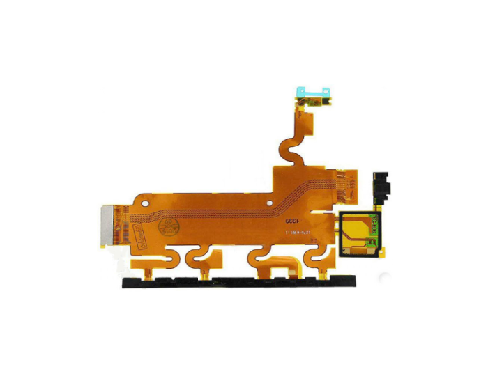 Шлейф для Sony C6902 L39h Xperia Z1, C6903, C6906, C6943, мікрофона, міжплатний, кнопки включення