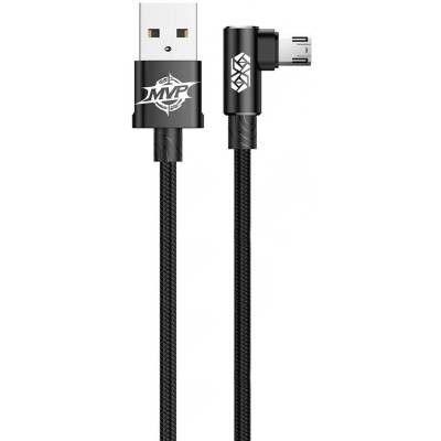 Кабель USB Baseus MVP Elbow Micro (L Shape) (CAMMVP-A01) (1m) (Чорний \ Black)