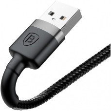 Кабель USB Baseus Cafule USB to Lightning (2m) Black (CALKLF-CG1)