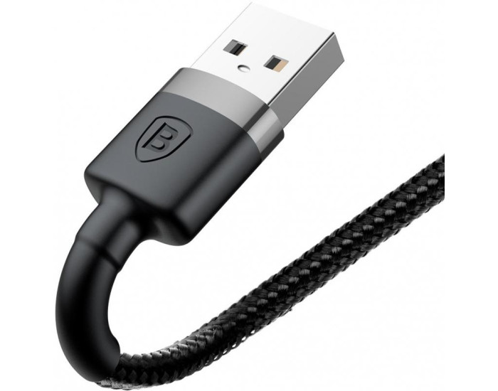 Кабель USB Baseus Cafule USB to Lightning (2m) Black (CALKLF-CG1)
