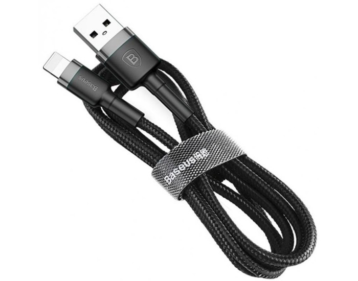 Кабель USB Baseus Cafule USB to Lightning (2m) Black (CALKLF-CG1)