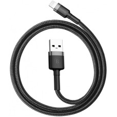 Кабель USB Baseus Cafule USB to Lightning (2m) Black (CALKLF-CG1)