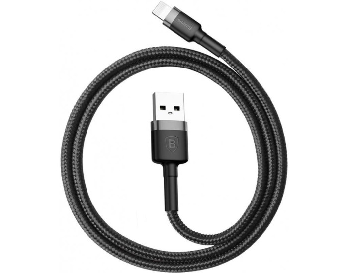 Кабель USB Baseus Cafule USB to Lightning (2m) Black (CALKLF-CG1)