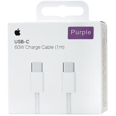 Кабель Original Quality Type-C to Type-C (Woven) (box) 1m, Purple