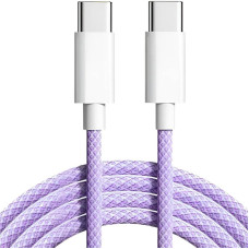 Кабель Original Quality Type-C/Type-C (Woven) (box) 1m, Purple
