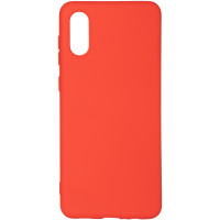 Чехол-силикон Full Soft Matte Case Samsung A022, A02 Red (Класс B)