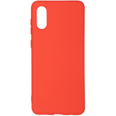 Чехол-силикон Full Soft Matte Case Samsung A022, A02 Red (Класс B)