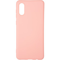Чехол-силикон Full Soft Matte Case Samsung A022, A02 Pink (Класс B)