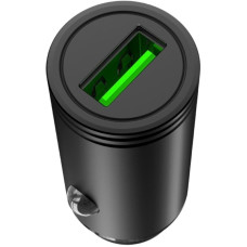 Автомобильное зарядное устройство XO CC39 (1USB, QC3.0, 18W) с кабелем Micro Black