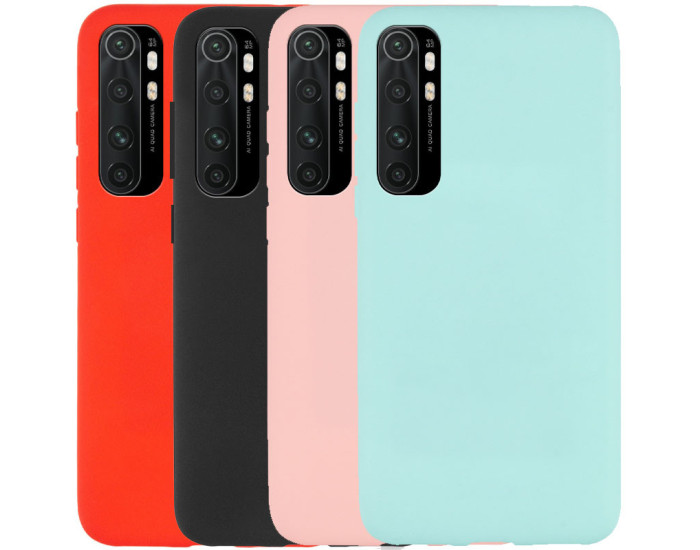 Чехол-силикон оригинал Full Soft Matte Xiaomi Mi Note 10 Lite Hot Pink