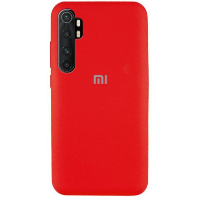 Чехол-силикон оригинал Full Soft Matte Xiaomi Mi Note 10 Lite Red