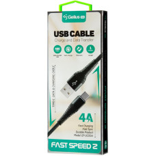 Кабель USB Gelius Pro Fast Speed 2 USB to Type-C Black (GP-UC05c)