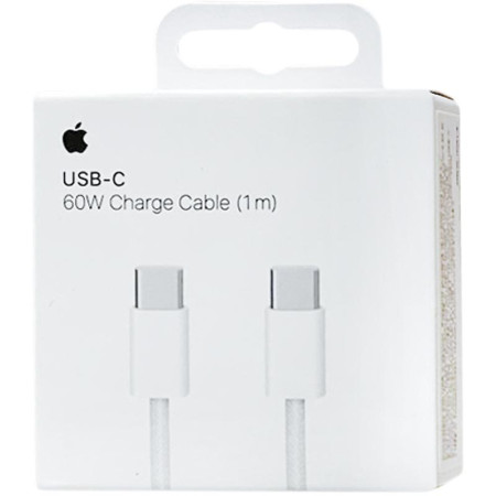 Кабель Original Quality Type-C/Type-C (Woven) (box) 1m, White