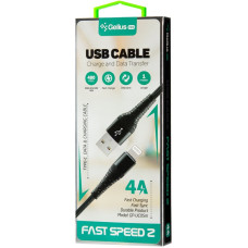 Кабель USB Gelius Pro Fast Speed 2 USB to Lightning (GP-UC05i) Black