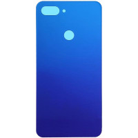 Задняя панель корпуса Xiaomi Mi8 Lite, синяя (Класс А)