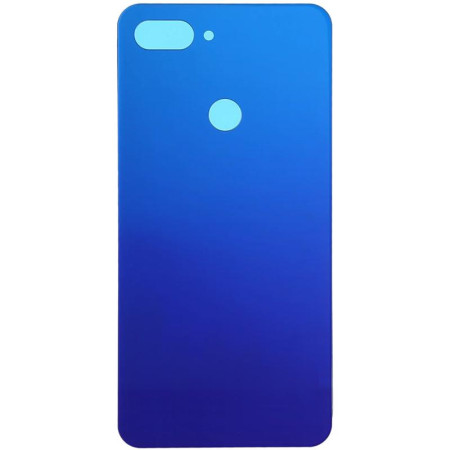 Задняя панель корпуса Xiaomi Mi8 Lite, синяя (Класс А)