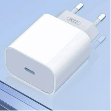 Мережеве зарядний пристрій XO L77 (1Type-C/20W) White