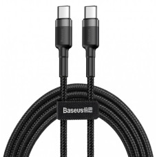 Кабель USB Baseus cafule Type-C/Type-C 1m (CATKLF-GG1) Black