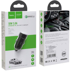 Автомобильное зарядное устройство Hoco Z32A 1USB, 4A Black