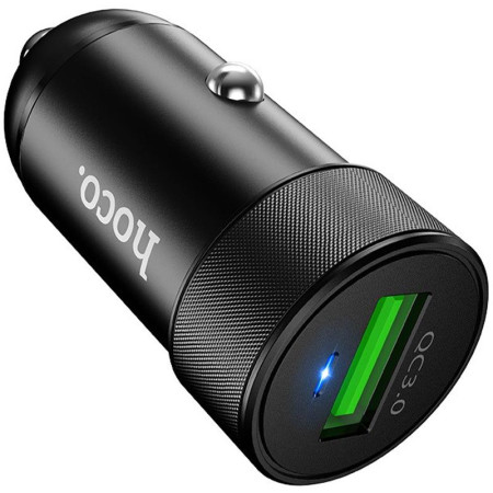 Автомобильное зарядное устройство Hoco Z32A 1USB, 4A Black