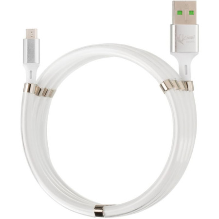 Кабель USB Krazi Super KZ-UC001m MicroUSB (Белый / White)