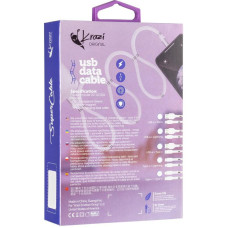 Кабель USB Krazi Super KZ-UC001m MicroUSB (Белый / White)