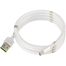 Кабель USB Krazi Super KZ-UC001m MicroUSB (Белый / White)
