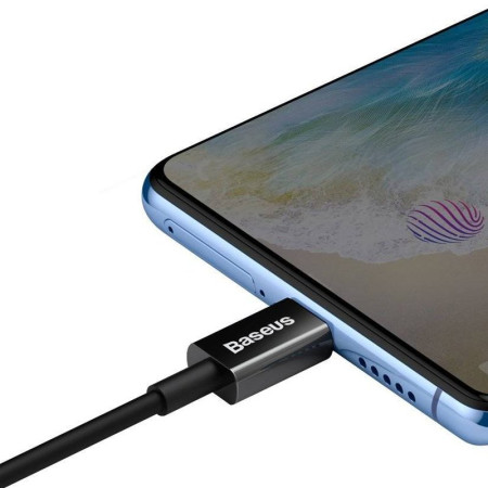 Кабель USB Baseus Superior Series MicroUSB (2A/1m) (CAMYS-01) Black (Класс А)