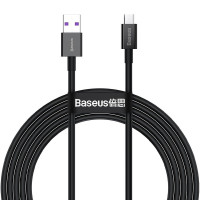Кабель USB Baseus Superior Series MicroUSB (2A/1m) (CAMYS-01) Black (Класс А)