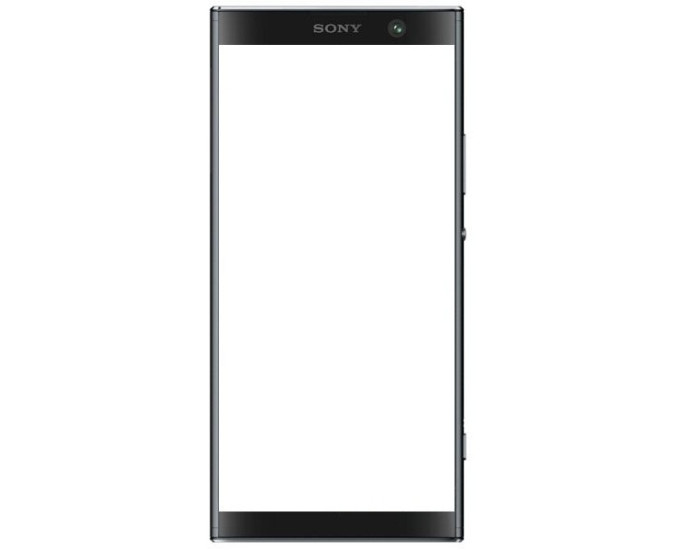 Стекло фронтальное Sony XA2 H3113, H4113, Серое