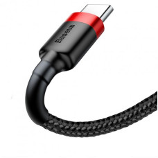 Кабель USB Baseus Cafule USB to Type-C (1m) Black/Red (CATKLF-B91)